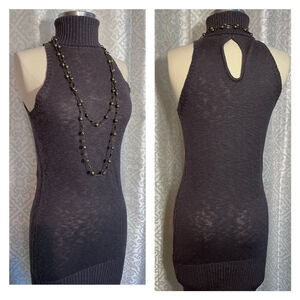 Pink rose sleeveless sweater dress nwot